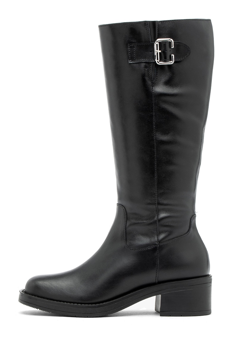 Cizme de piele inalte pana la genunchi Kasia