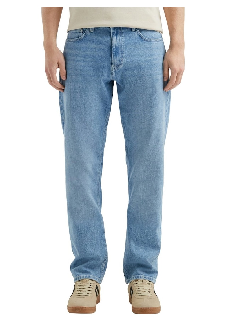 Q/S by s.Oliver Blugi barbati Pete - cu talie medie si croiala Regular Fit - Albastru