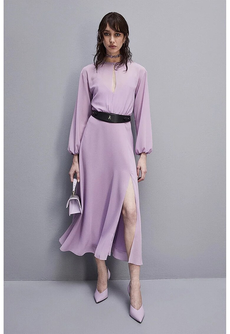 Rochie midi cu spatele gol - Lila