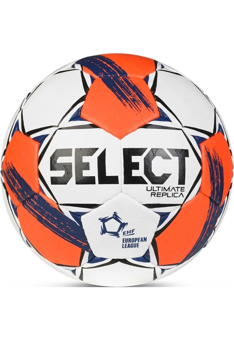 Minge handbal  Ultimate European League Replica 3 V25 EHF - alb/portocaliu -