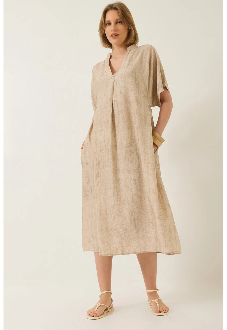 Rochie maxi HiCCUP texturată