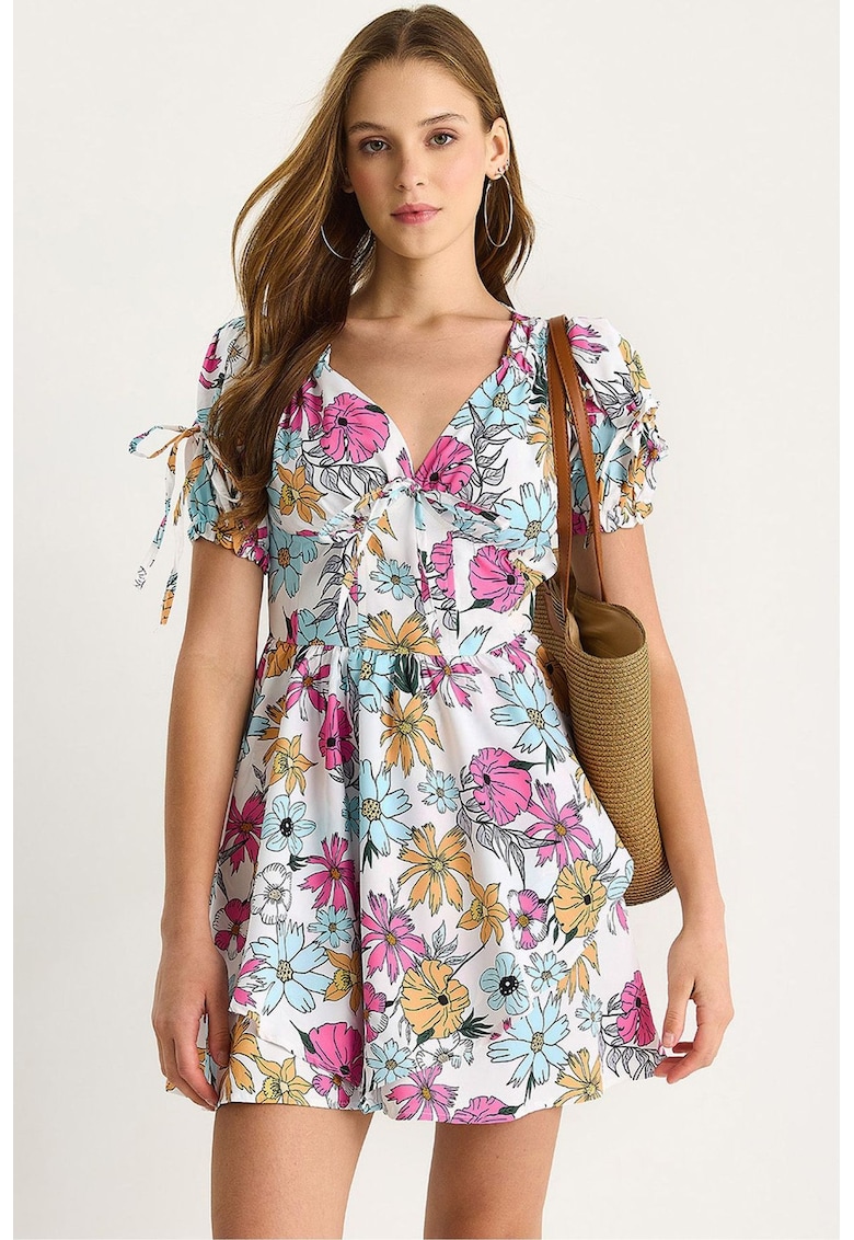 Rochie HiCCUP LUCCI - cu imprimeu - roz - jerseu