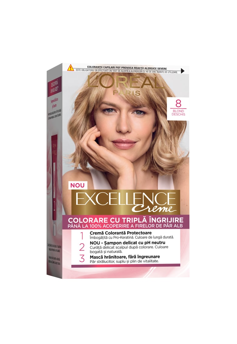 Vopsea de par permanenta cu amoniac Excellence