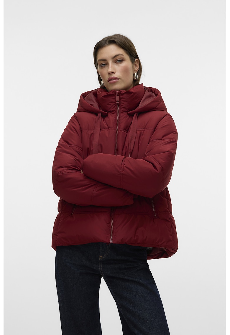 Geaca cu vatelina si gluga ajustabila