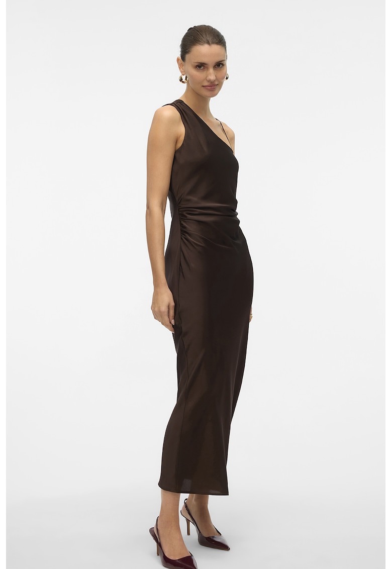 Rochie asimetrica din satin