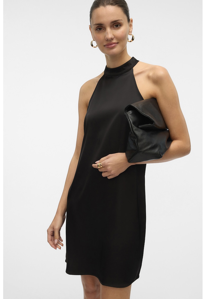 Rochie mini cu decolteu halter