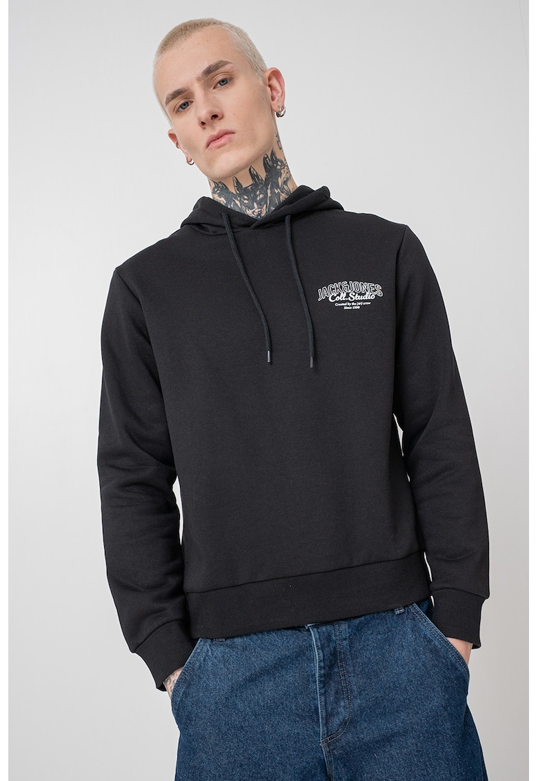 Hanorac regular-fit Makoto - Alb/Negru