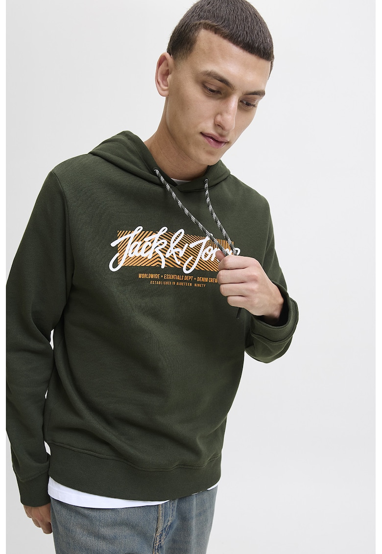 Hanorac cu imprimeu logo frontal