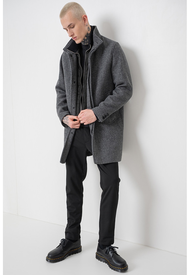 Palton din amestec de lana
