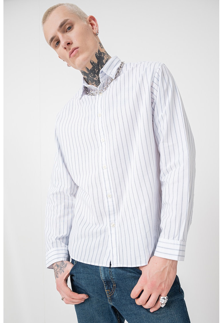 Camasa din bumbac organic cu guler ascutit