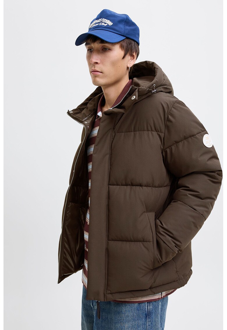 Geaca cu gluga si buzunare laterale