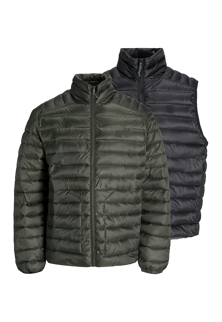 Set de geaca matlasata si vesta - 2 piese