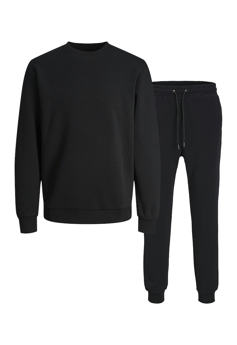 Jack & Jones Trening regular fit din amestec de bumbac - Negru
