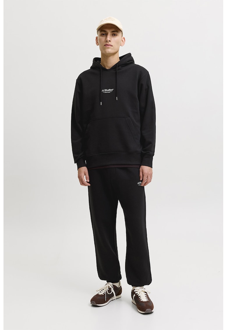 Jack & Jones Trening din amestec de bumbac organic - Negru