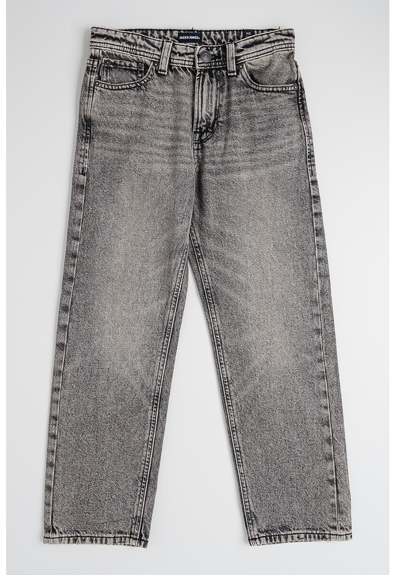 Blugi drepti Chris Original - Negru/Gri inchis