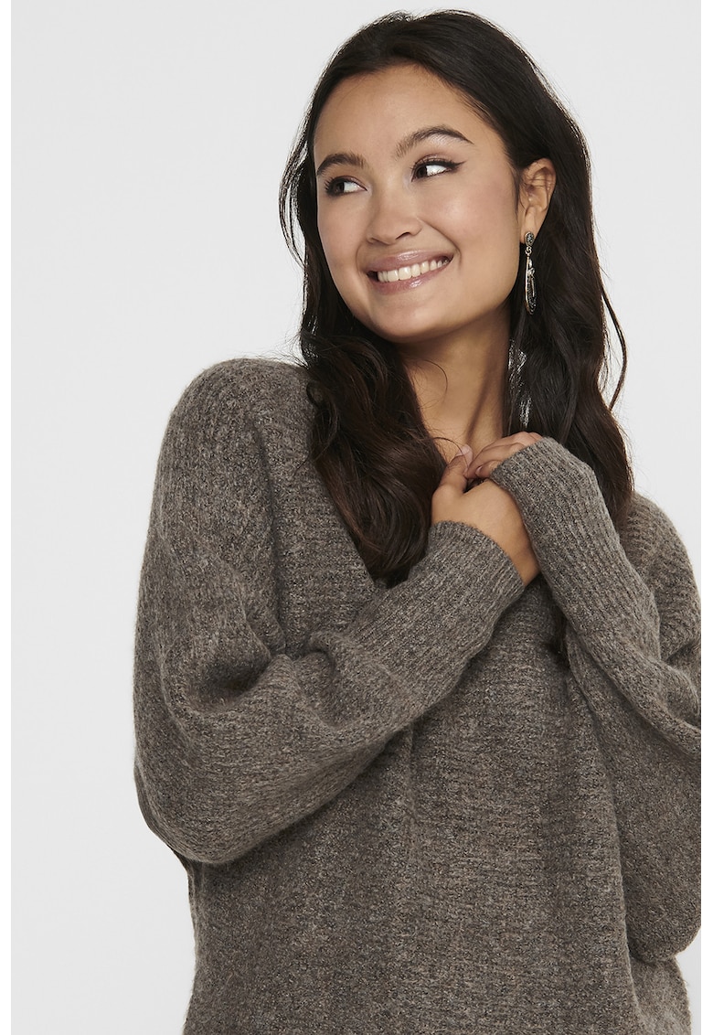 Pulover cu maneci liliac Daniella