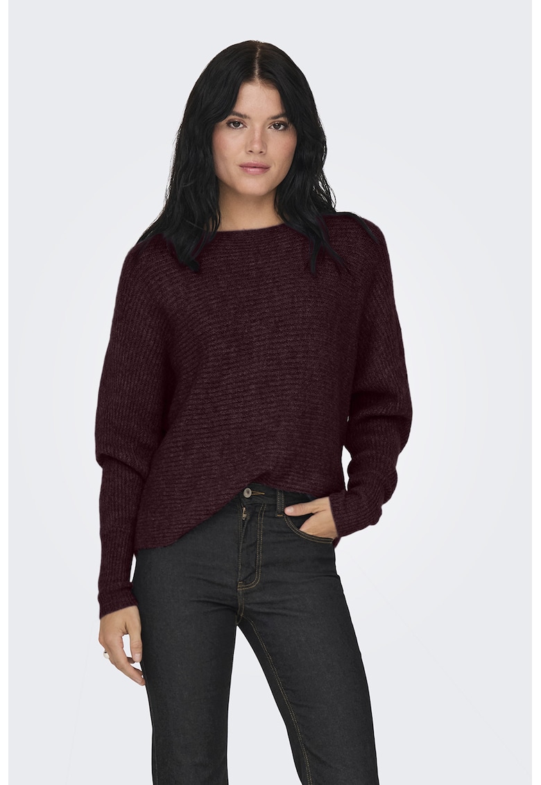 Pulover cu maneci liliac Daniella