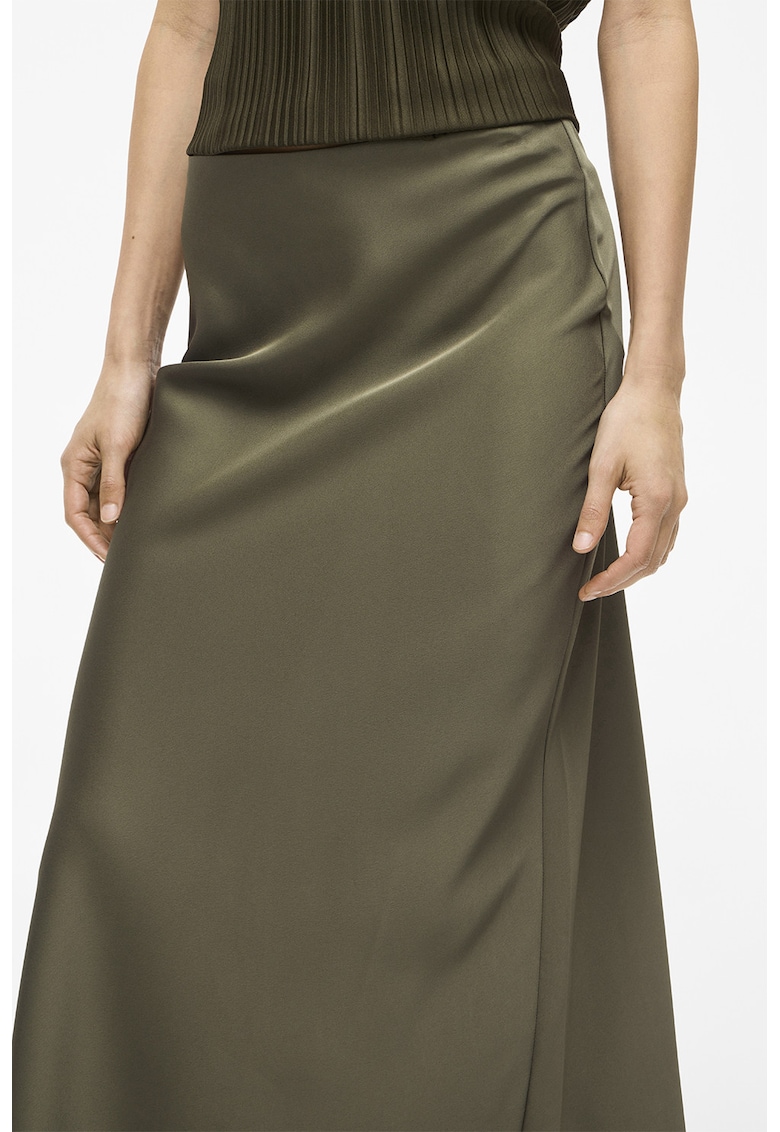 Fusta midi din satin Ellette Fusta midi din satin Ellette