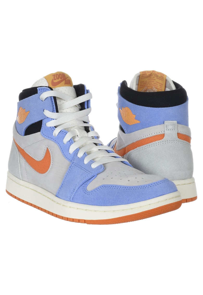 Pantofi sport barbati - AIR JORDAN 1 ZM - albastru-gri - piele naturala