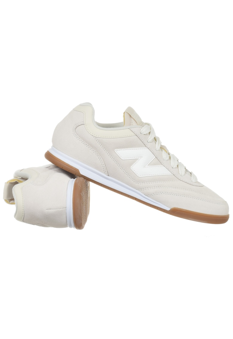 Pantofi sport dama URC42EA - Piele naturala/Textil - Crem