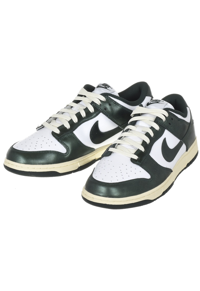Tenisi barbati - DUNK LOW - piele naturala - alb/verde -