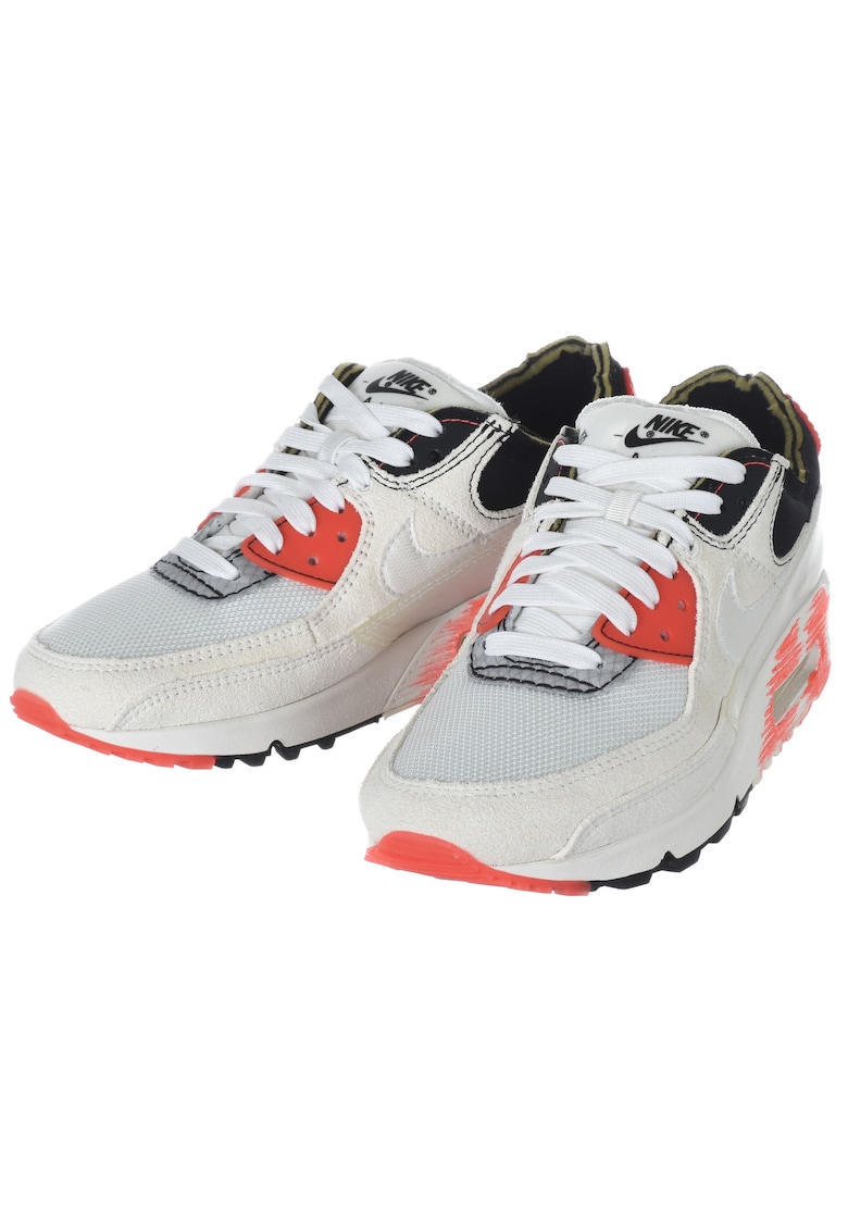 Pantofi sport dama AIR MAX III PRM - textil/sintetic - alb/portocaliu