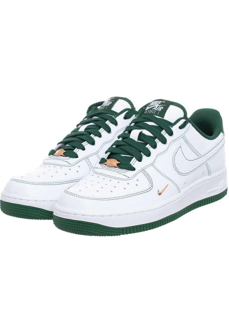 Tenisi barbati W Air Force 1'07 Mini Jewel - piele alb/verde