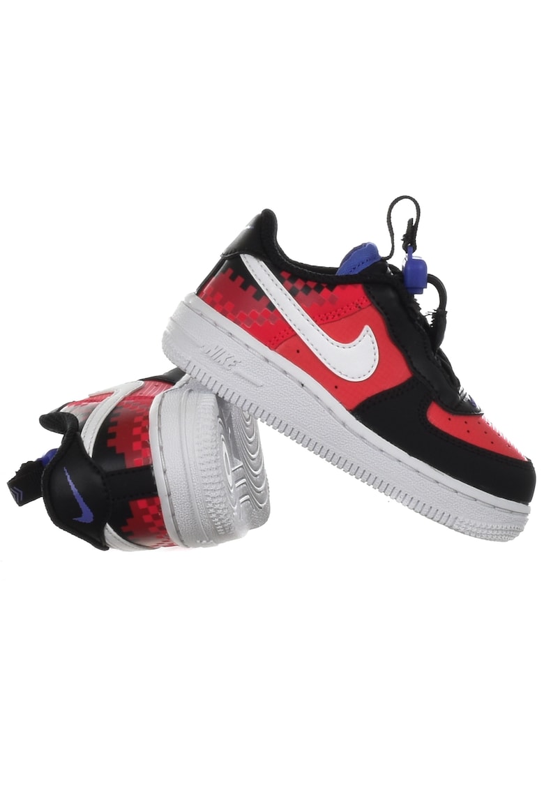 Pantofi sport copii - Comutator Force 1 - rosu/negru - textil/sintetic