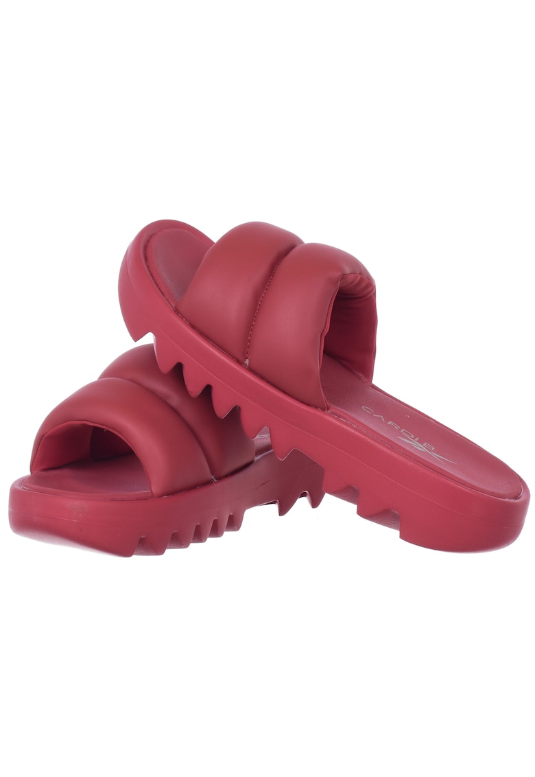 Papuci sport dama HP2219 - Rosu - Sintetic -
