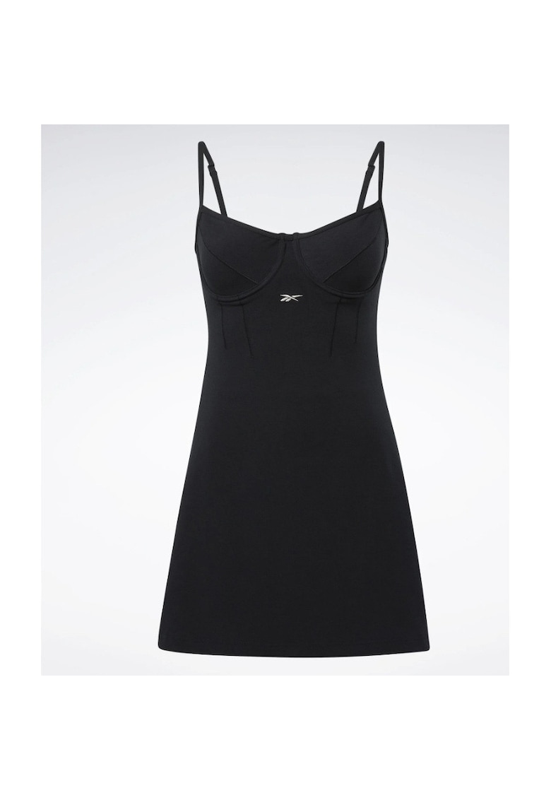 Rochie sport dama HR5939 - Negru - Bumbac -