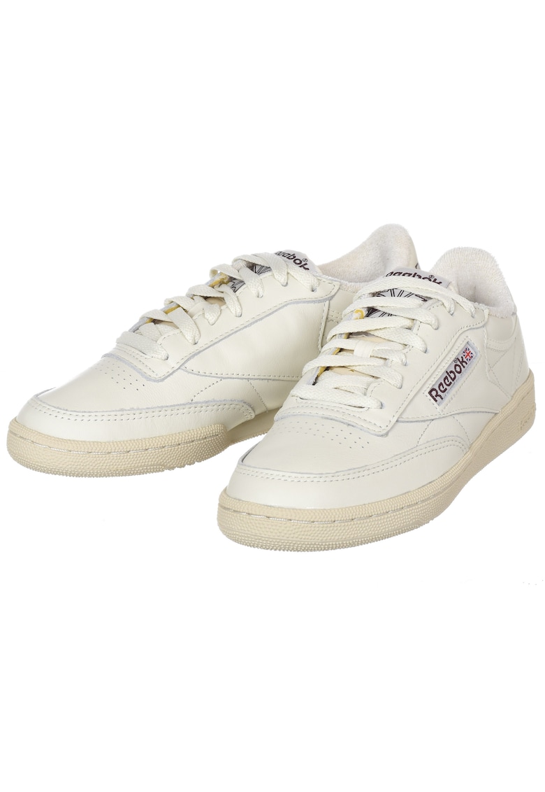 Pantofi sport dama GX3681 - Piele naturala/Textil - Crem -