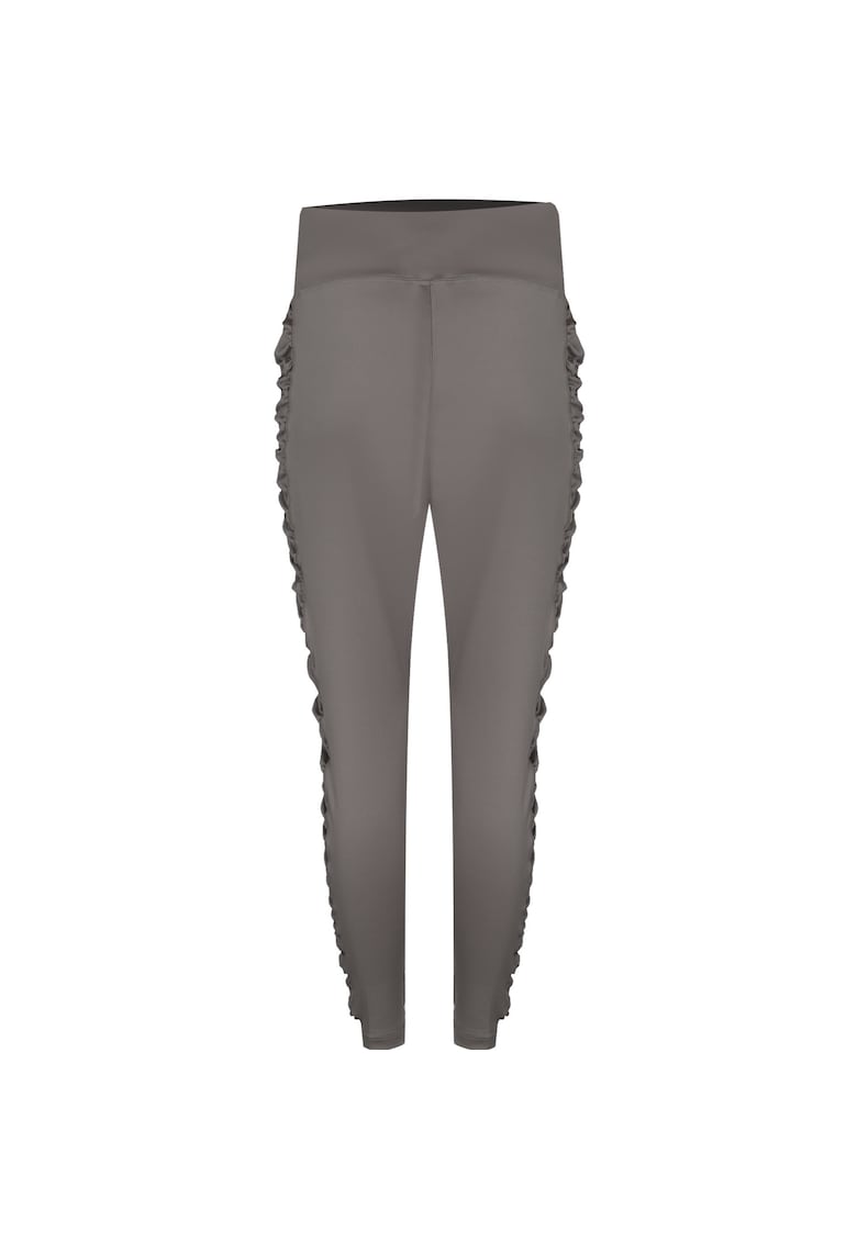 Pantaloni sport dama HB6428 - Poliester/Elastan - Bej -