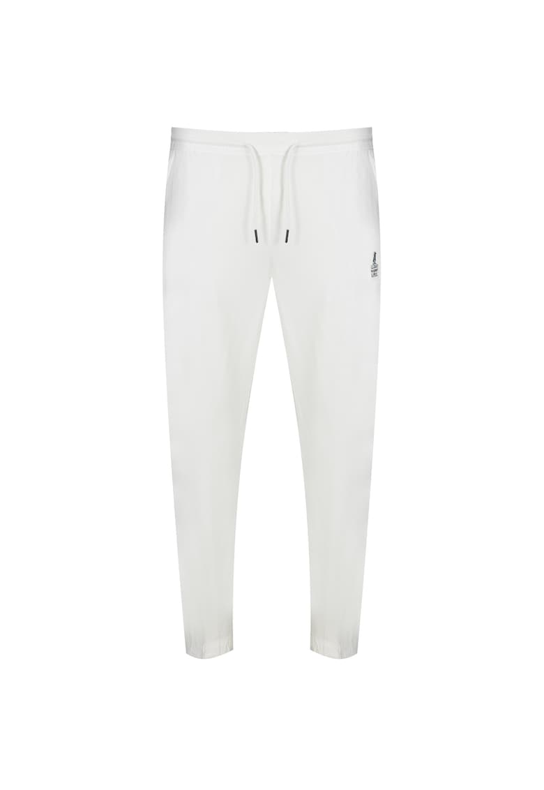 Pantaloni sport barbati - U.S Grand Polo Equipment & Apparel - Viscoza/Poliester - Alb -