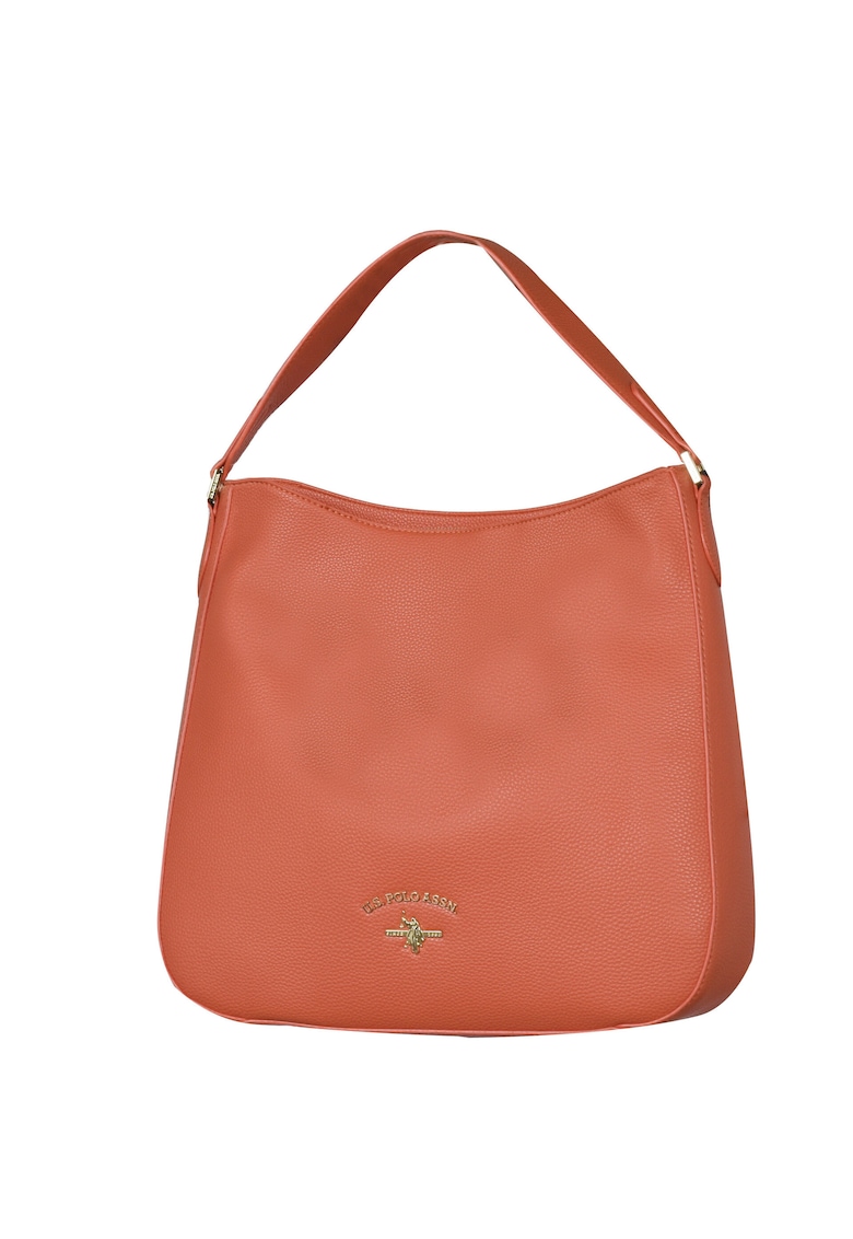 Geanta Stanford Hobo - portocalie - 35x30x8cm - 100% piele artificiala