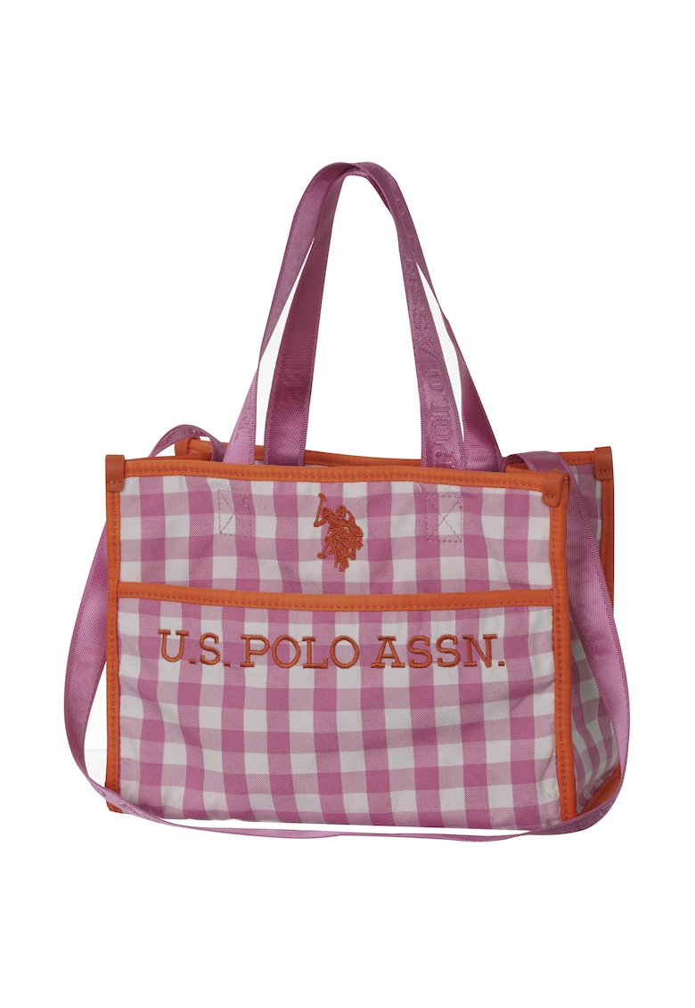 Geanta de plaja mica roz - 20x27 -5x10 -5cm