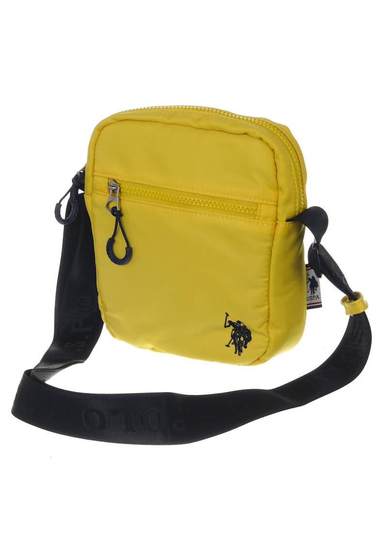 Geanta BIGFORK SMALL - galben - 21x16x4cm - 100% nylon - cu curea reglabila