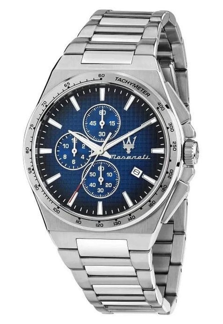 Ceas Velocita Slim - argintiu - 50m impermeabil - cu cronograf si data