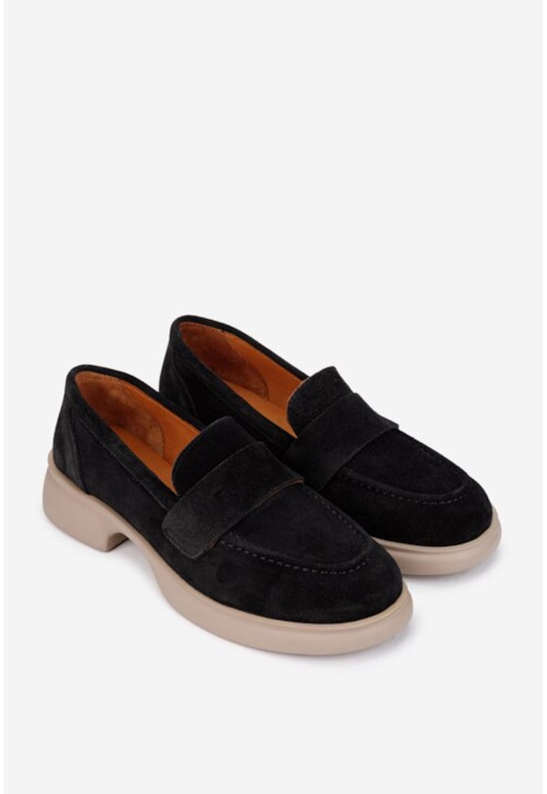 Mocasini dama negri confortabili - Negru