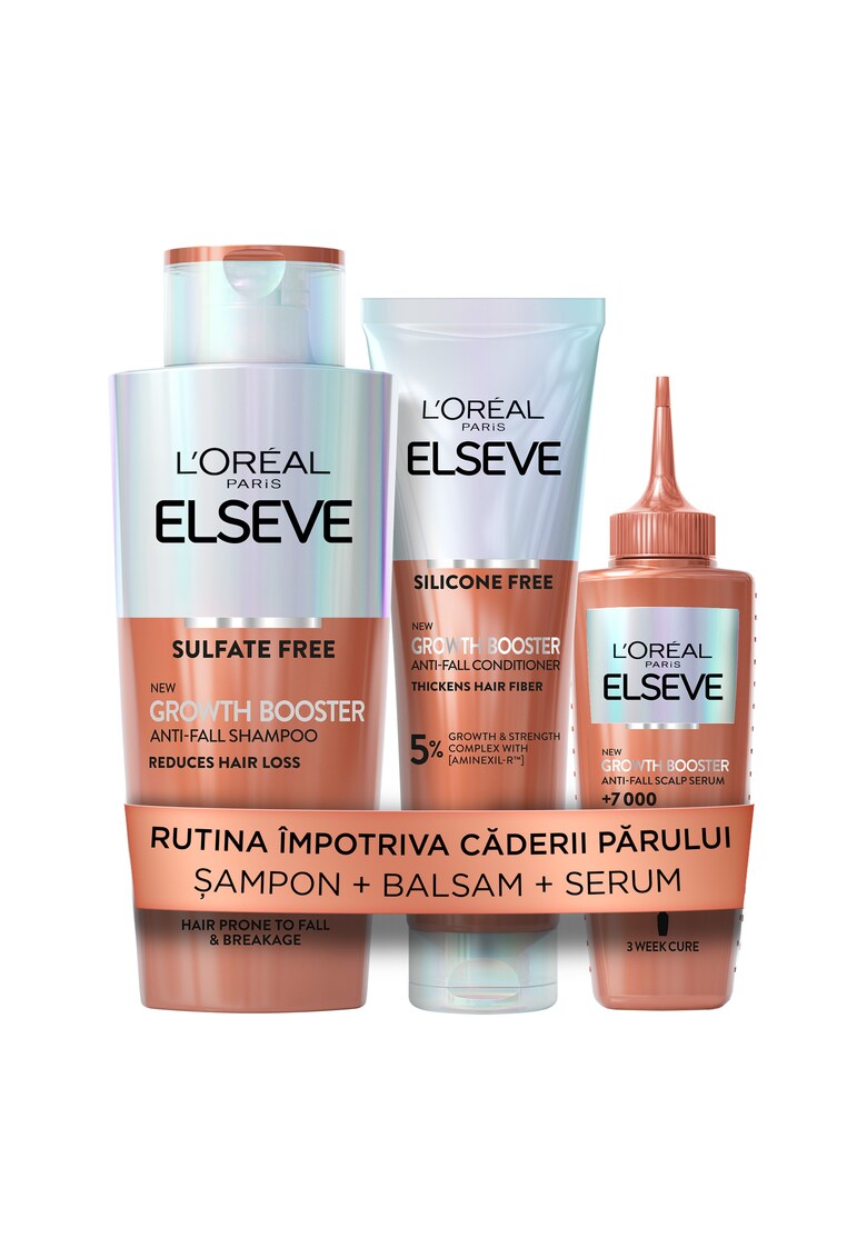 Set de ingrijire pentru stralucirea parului Elseve - Elseve Growth Booster