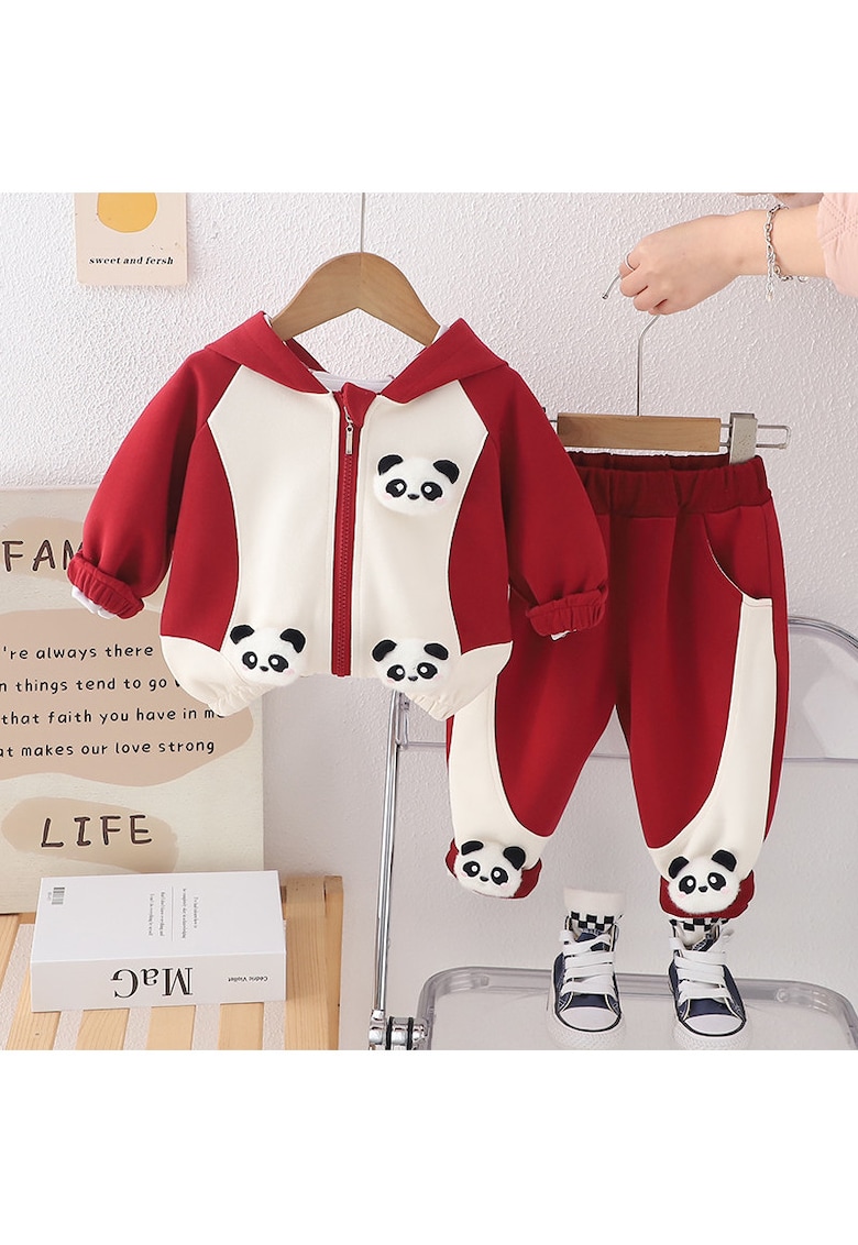Trening Copii Ursulet Panda - Rosu