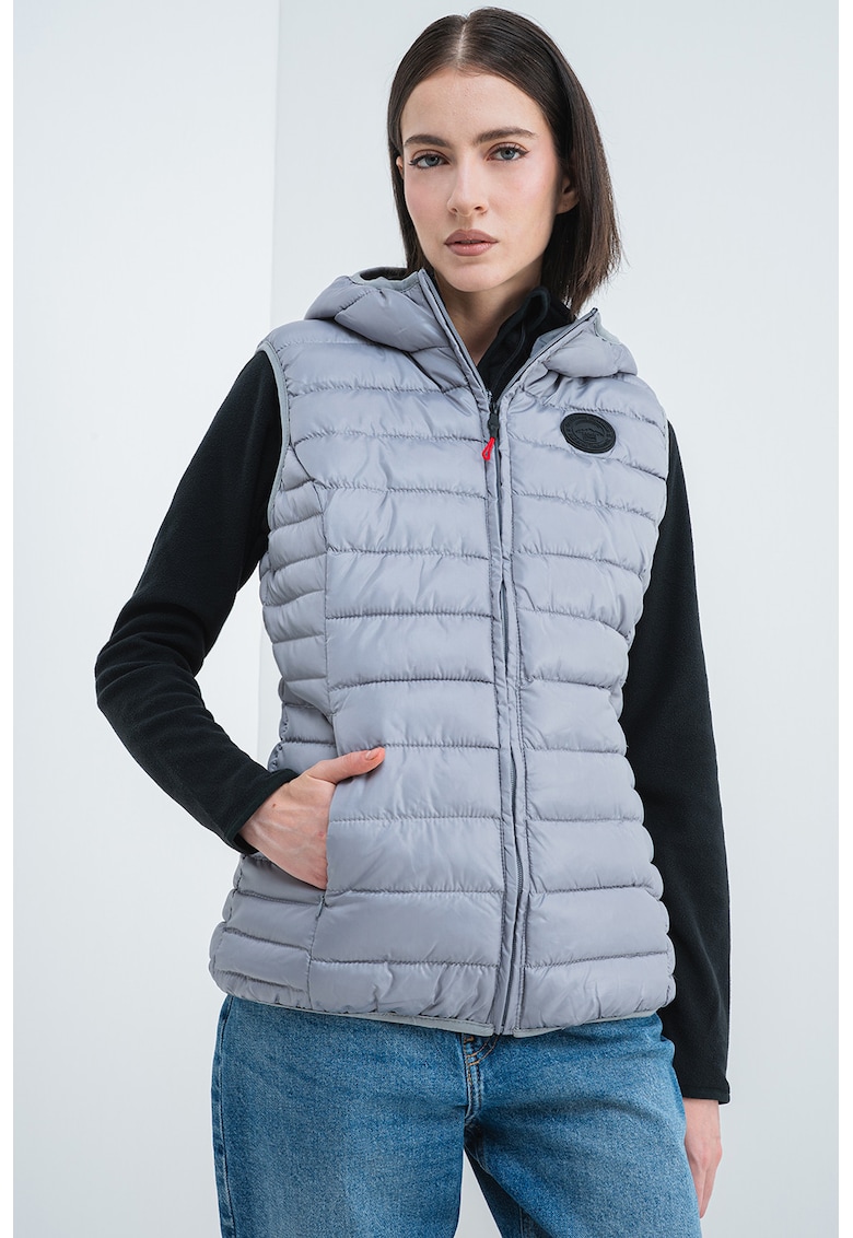 Vesta cu gluga si buzunare laterale Annecy