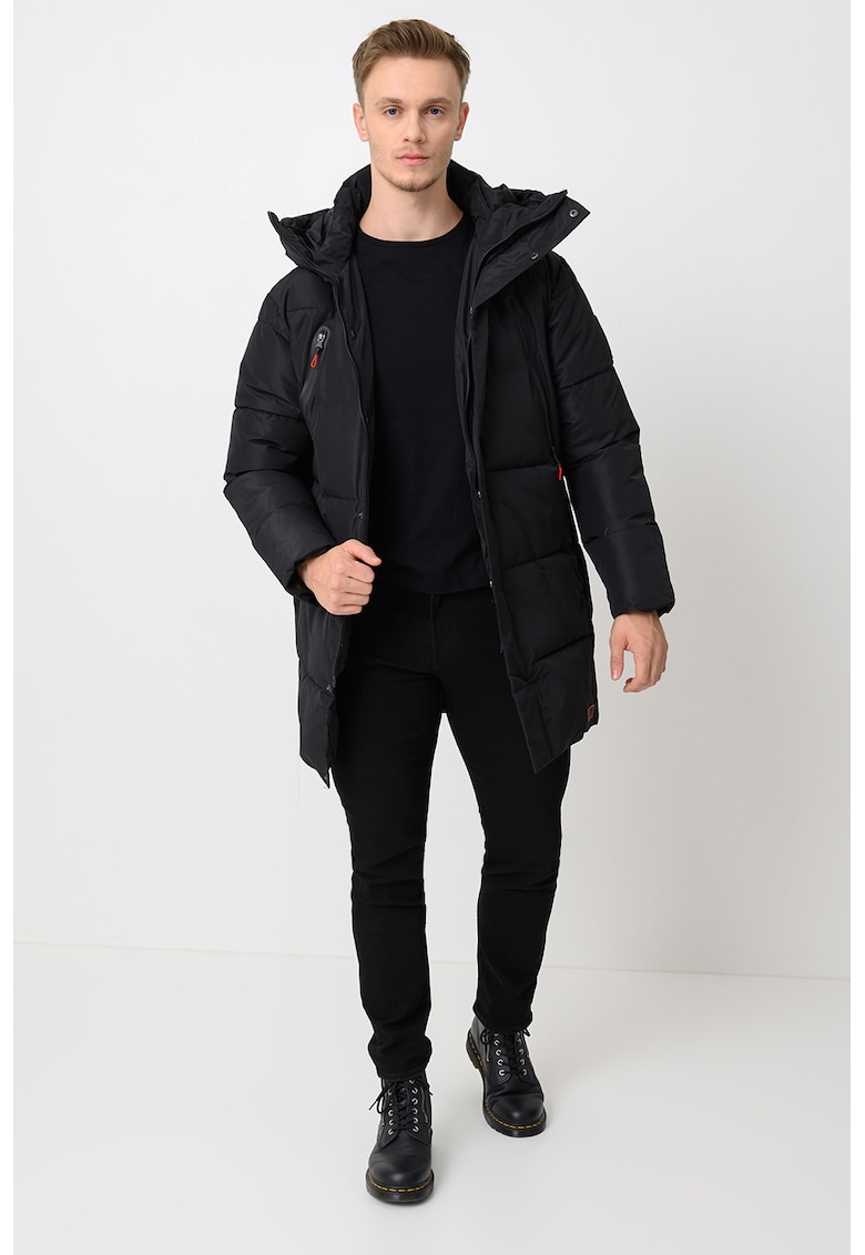 Geaca lunga cu gluga Arwin