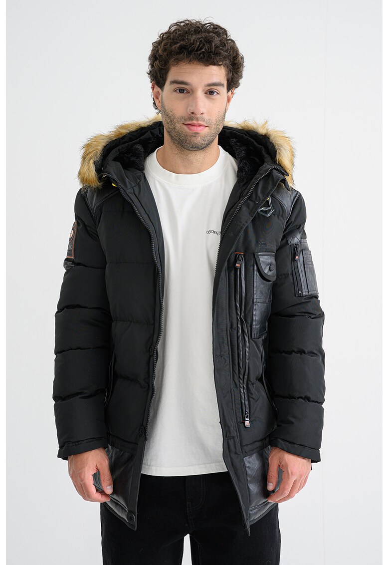 Geaca cu gluga Busseldorf - Negru