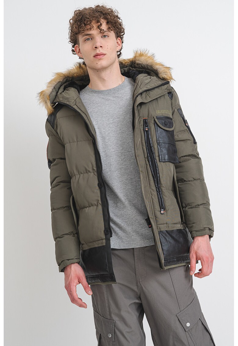 Geaca cu gluga Busseldorf - Kaki