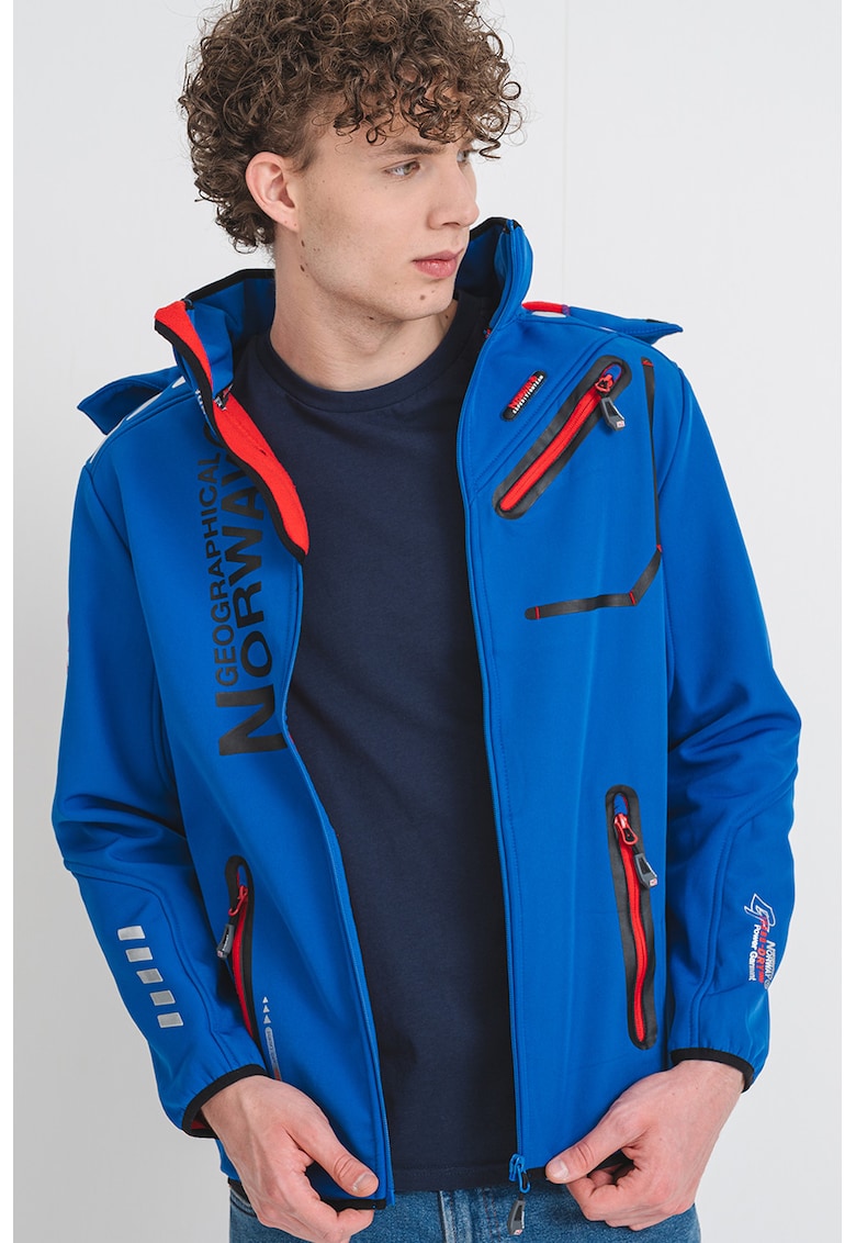 Jacheta cu fermoar si gluga Royaute