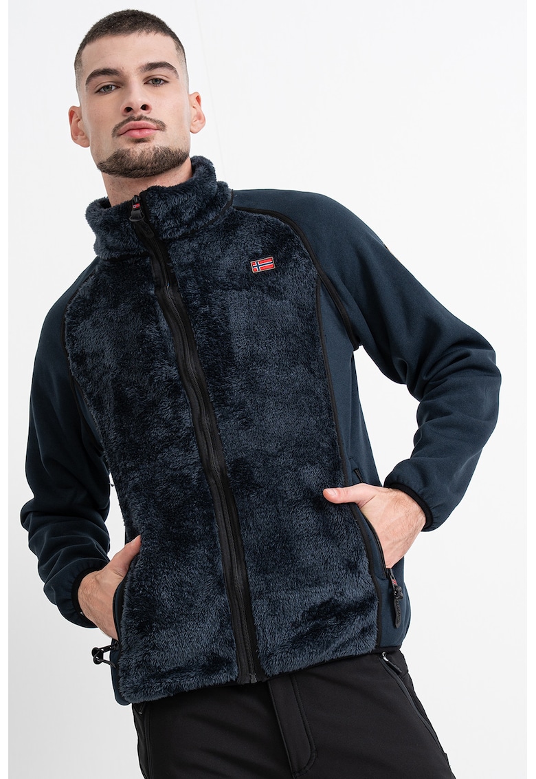 Bluza de trening cu fermoar Titanoz - Bleumarin