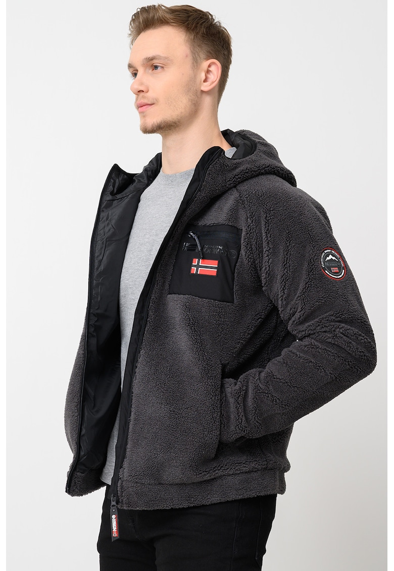 Hanorac de fleece cu buzunar pe piept Udaf