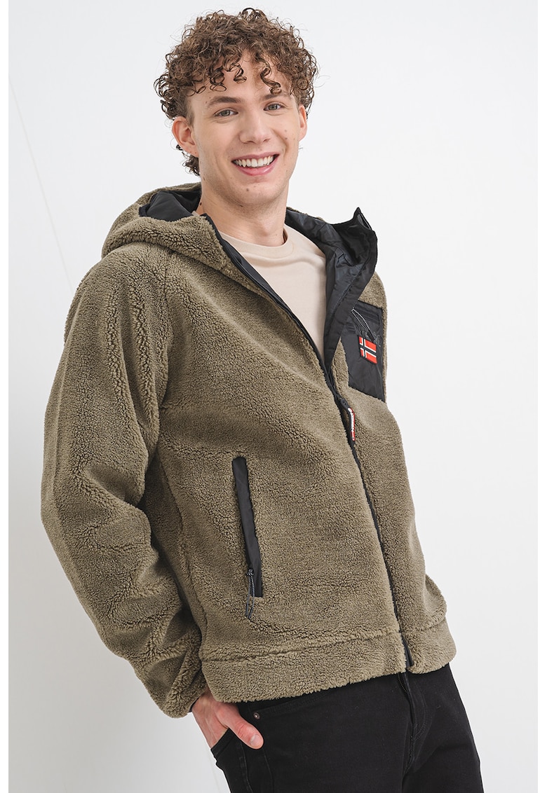 Hanorac de fleece cu buzunar pe piept Udaf