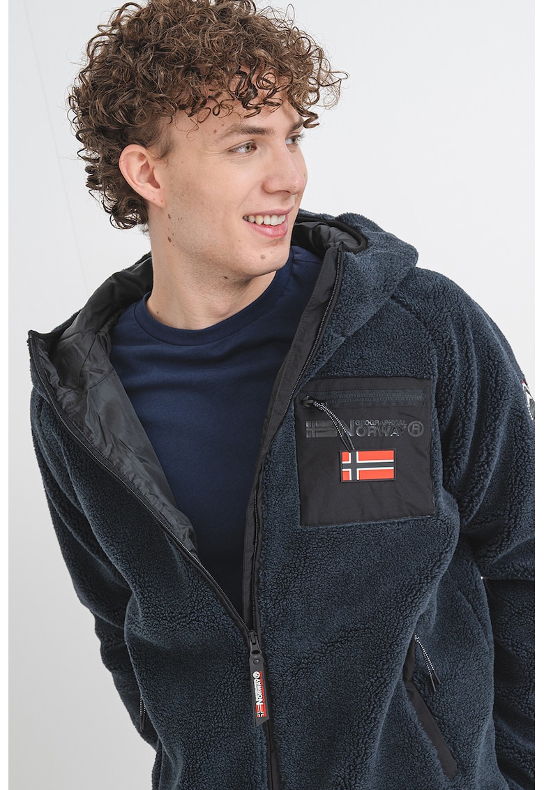 Hanorac de fleece cu buzunar pe piept Udaf