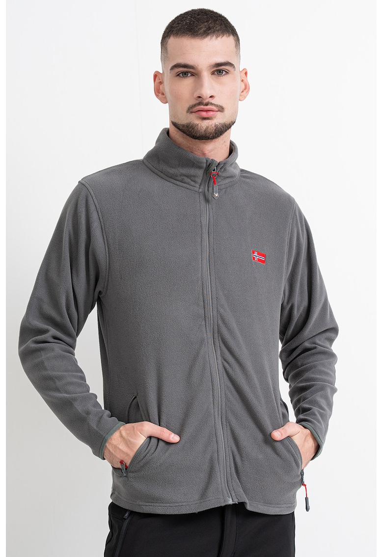 Bluza de trening slim fit cu fermoar Ulysse